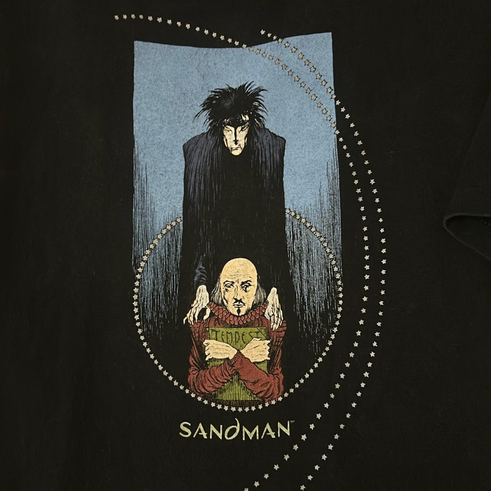 Vintage The Sandman, Morpheus, and Shakespeare T-shirt Graphitti 1994
